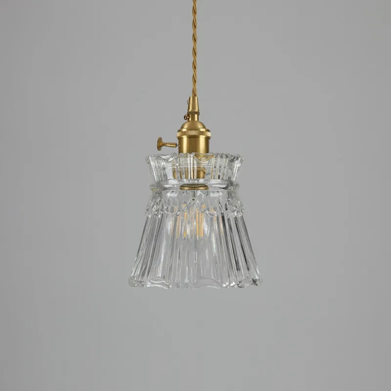 Suspension en verre au design nordique moderne - vue 6 sur 12