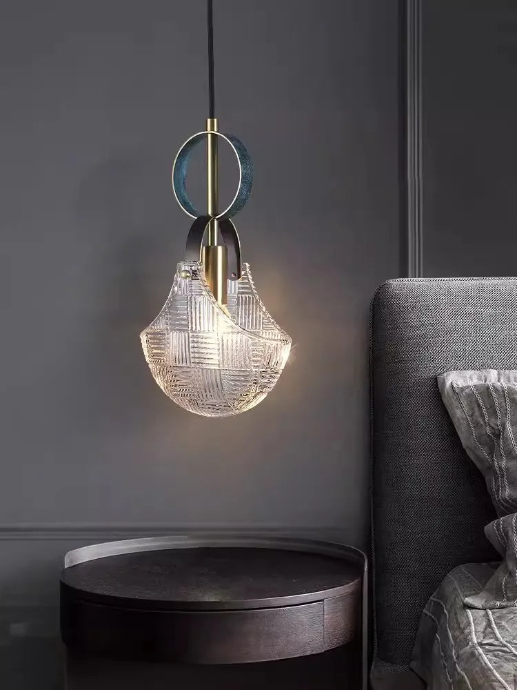 suspension art déco cristal luminaire élégant pour intérieur moderne - vue 6 sur 30