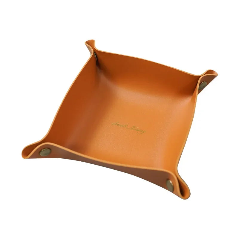 boîte de rangement nordique en cuir pour bureau et bijoux - vue 14 sur 19