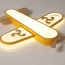 plafonnier en bois minimaliste avion pour chambre d enfants