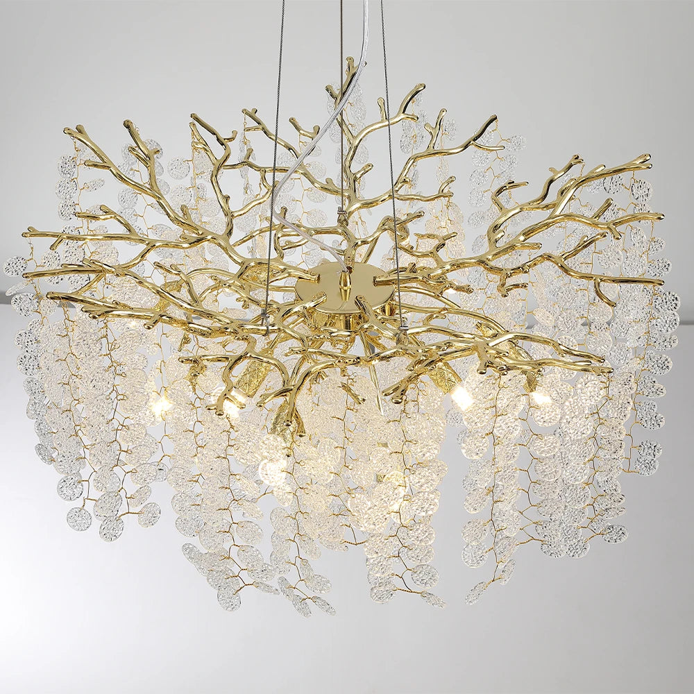 lustre en cristal moderne design luxe pour intérieur - vue 5 sur 6