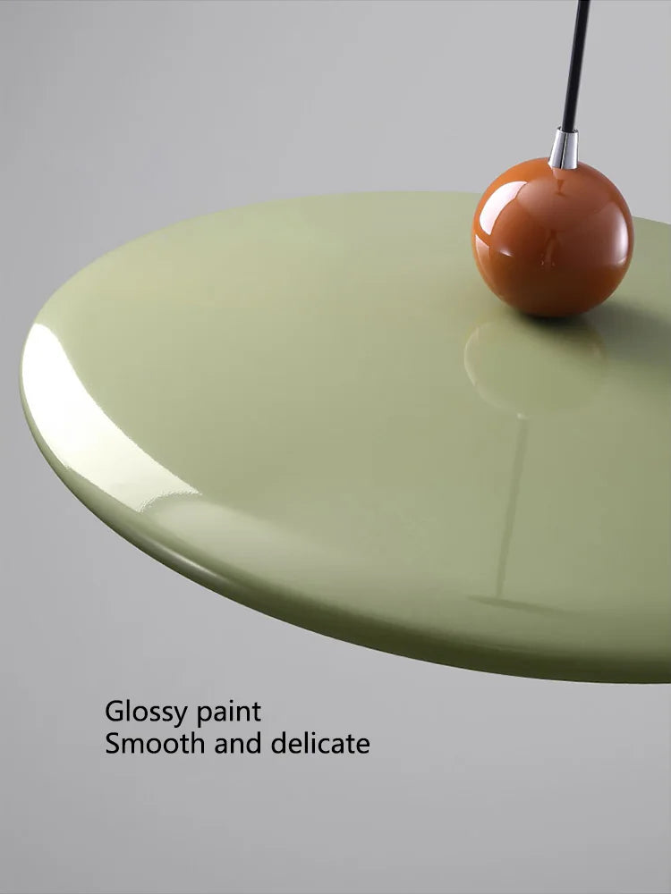 Lustre de restaurant style crème ovni - vue 5 sur 11