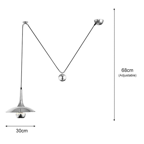 Nordic designer UFO pendant lamp - vue 11 sur 10