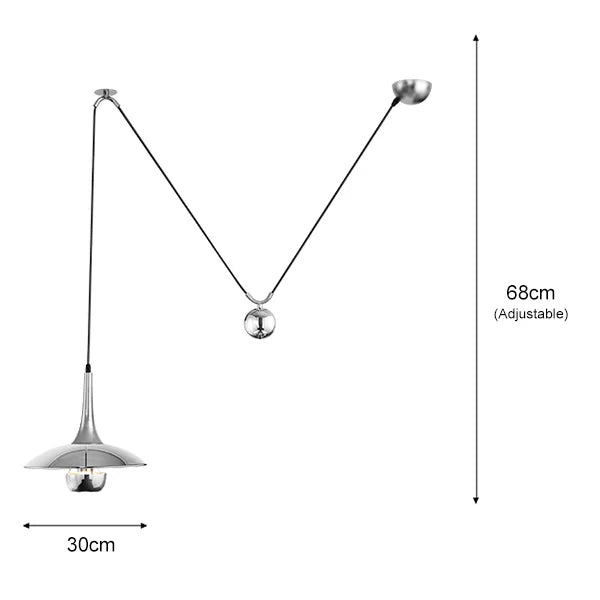 Nordic designer UFO pendant lamp - vue 10 sur 10