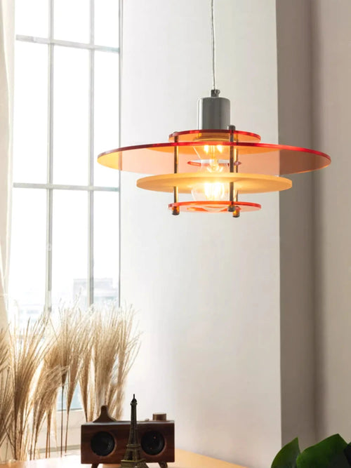 suspension à led en acrylique pour restaurants et magasins - vue 2 sur 9