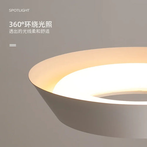 Modern nordic style LED pendant ceiling light - vue 5 sur 8