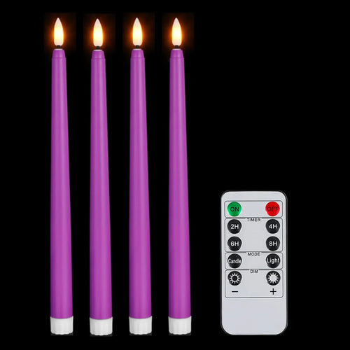 lot de 4 à 72 bougies LED scintillantes sans flamme avec télécommande - vue 14 sur 14