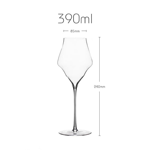 Verre champagne cristal style josephinen souffle main