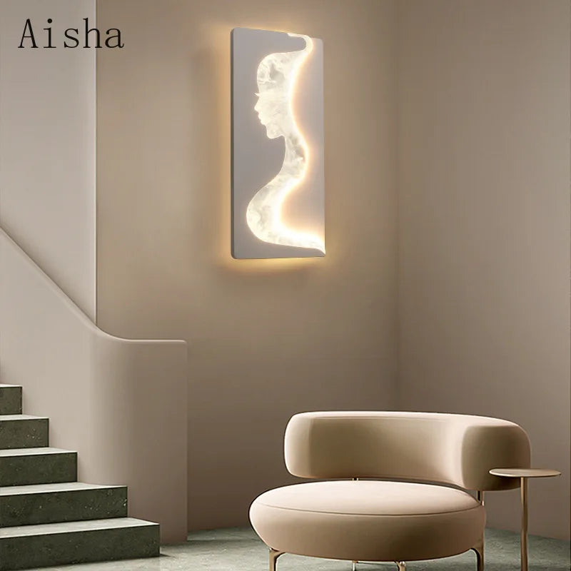 applique murale led nuage moderne pour décoration intérieure lumineuse - vue 3 sur 9