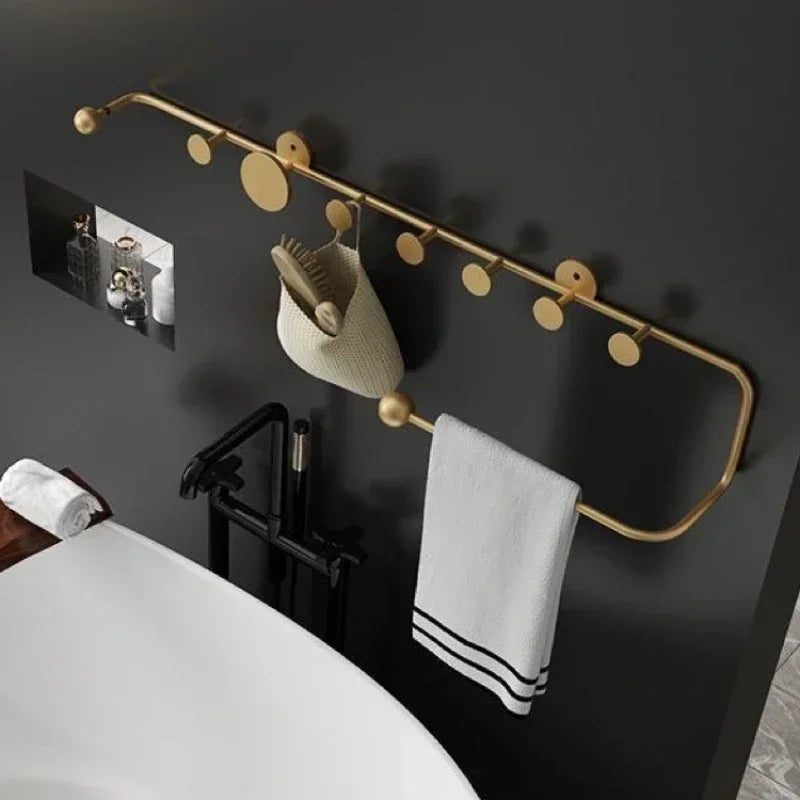 porte-vêtements et chapeaux de luxe nordique décoratif mural