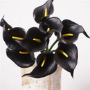 Realistic artificial calla lily bouquet for home decoration