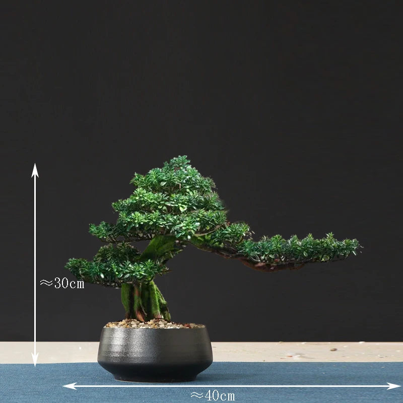 faux arbre bonsaï décoratif pour salon et aménagement paysager - vue 26 sur 36