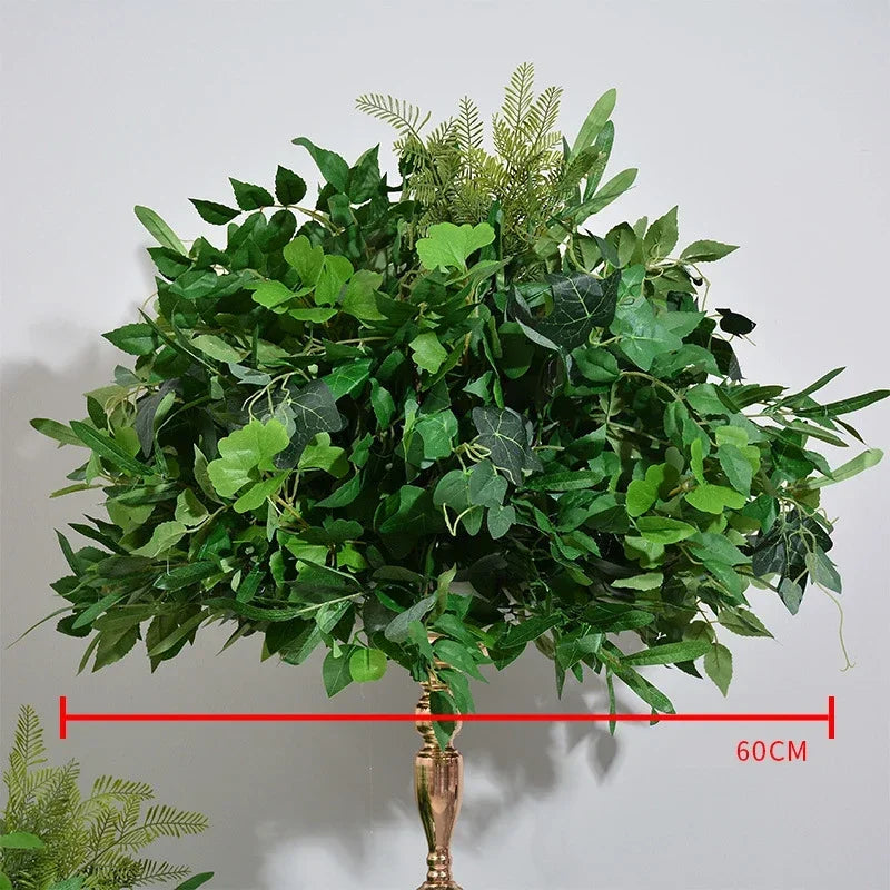 boule de plantes artificielles pour décoration de mariage et d'extérieur - vue 8 sur 8