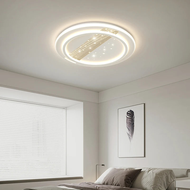 Modern minimalist ceiling light for decorative indoor lighting - vue 3 sur 10