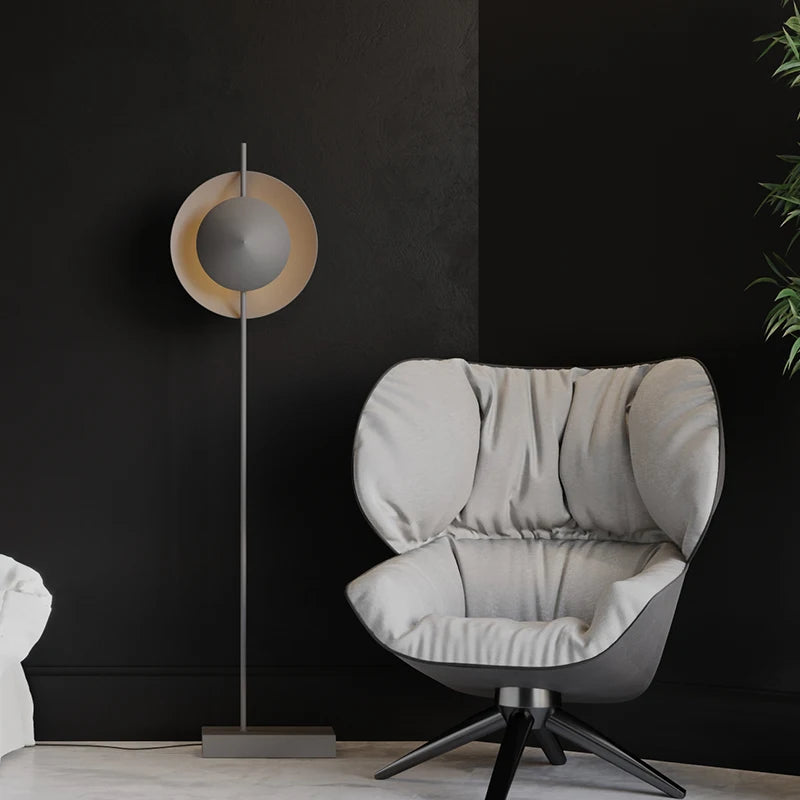 lampadaire en marbre naturel style minimaliste moderne pour intérieur élégant - vue 3 sur 7