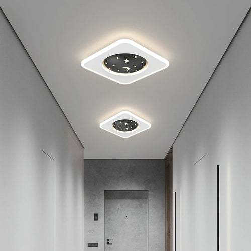 Nordic minimalist recessed LED ceiling light post-modern luxury - vue 3 sur 12