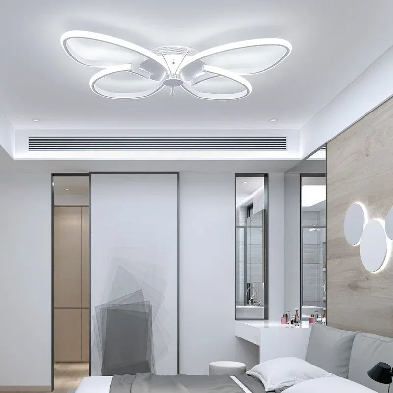 lustre intérieur moderne à leds pour décoration maison - vue 6 sur 8