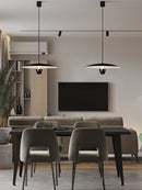 Modern circular chandelier for minimalist decor and elegant lighting