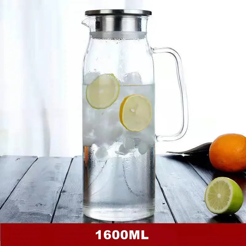 Bouilloire verre borosilicate grande capacité pour thé boissons - vue 8 sur 8