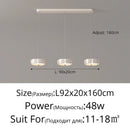 Italian minimalist style adjustable LED chandelier for modern decor