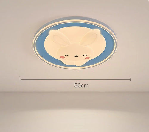 plafonnier lapin dessin animé pour décoration chambre enfants - vue 8 sur 9