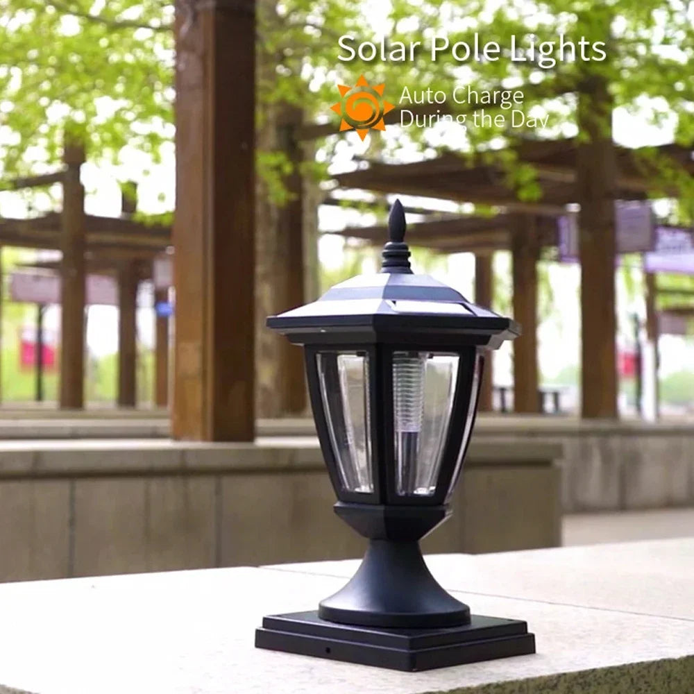 lampe solaire extérieure pour décoration de jardin et clôture - vue 4 sur 8