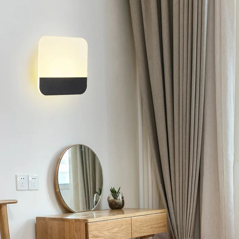 applique murale led simple pour un éclairage d'intérieur décoratif - vue 4 sur 10