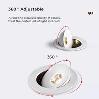 spot led encastrable lumineux pour intérieur