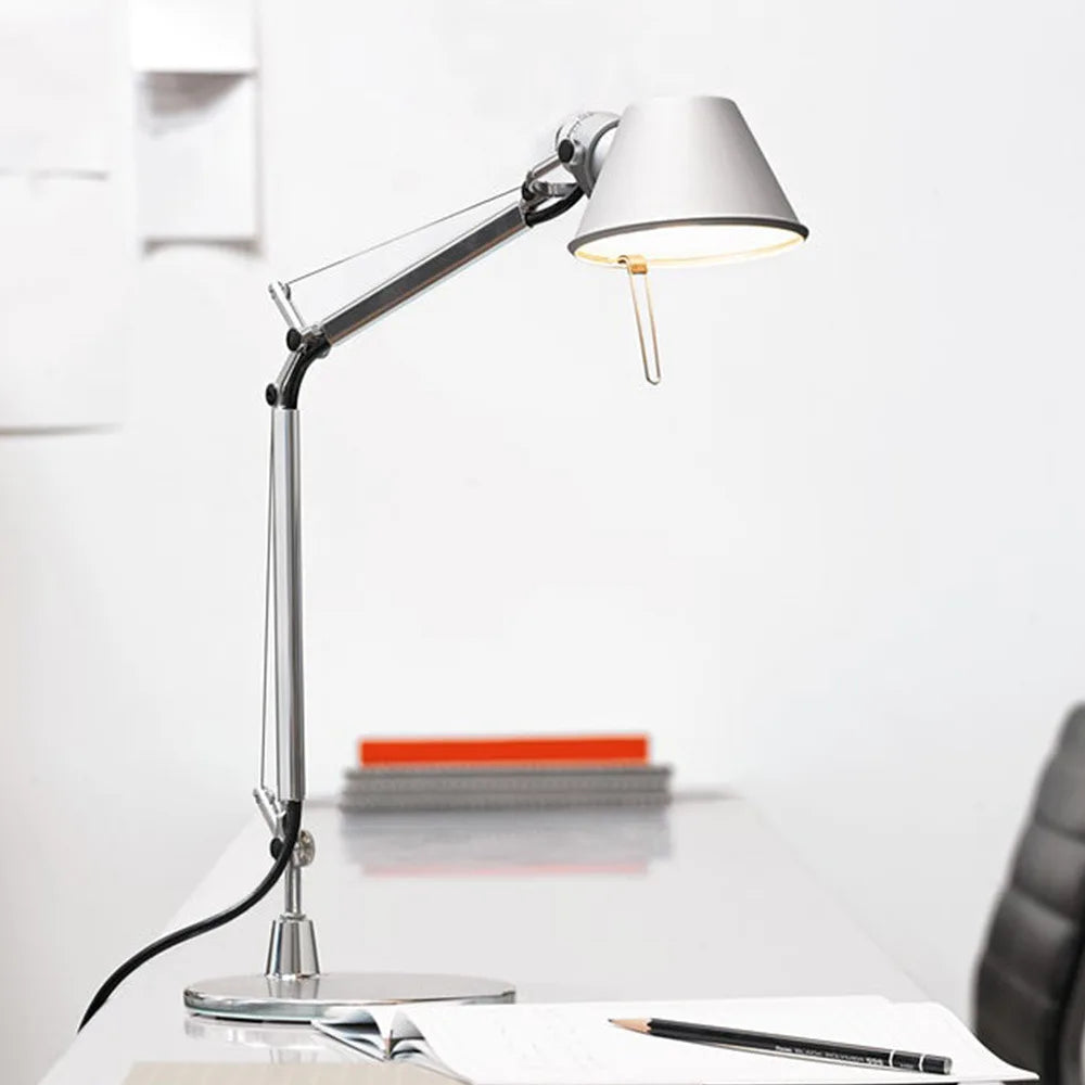 lampadaire led réglable design nordique rétro pour hôtel bureau - vue 3 sur 20
