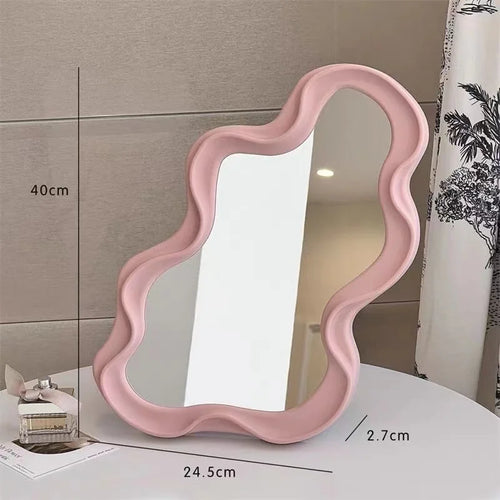 miroir mural nuage kawaii pour décoration intérieure et maquillage - vue 6 sur 12
