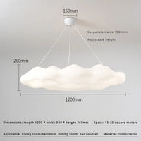 Modern minimalist cloud chandelier decorative indoor pendant light