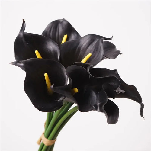 Realistic artificial calla lily bouquet for home decoration - vue 8 sur 7