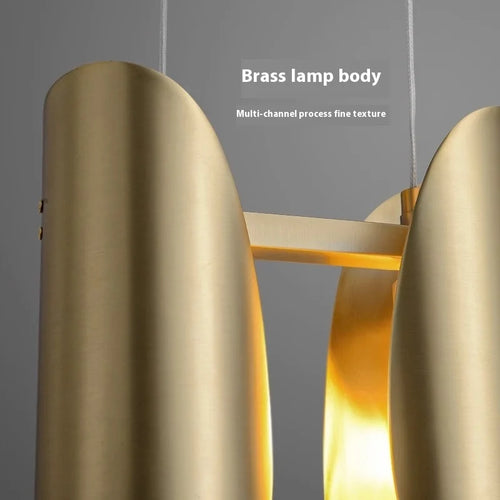 suspension en cuivre design moderne pour restaurant et intérieur - vue 5 sur 10