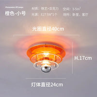 Nordic designer UFO acrylic ceiling light for home decor