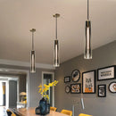 suspension en cristal postmoderne tout cuivre loft luminaires