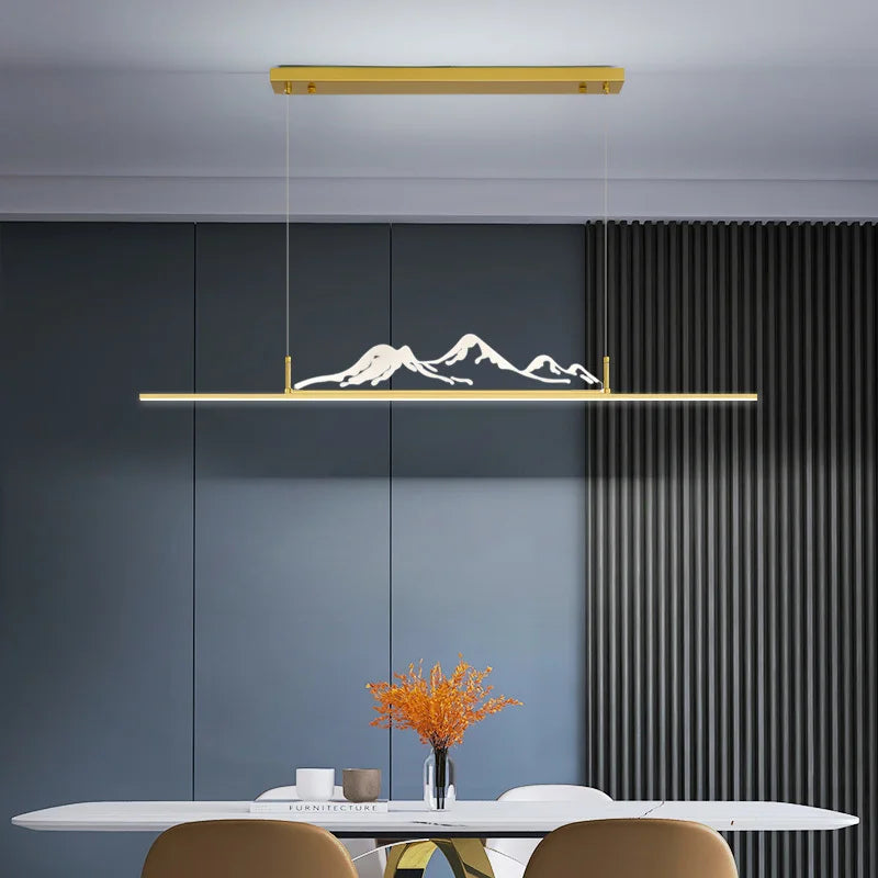 lustre moderne iceberg créatif pour restaurant et salon de thé - vue 6 sur 12