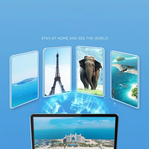 globe terrestre éducatif intelligent avec support rotatif et lumière