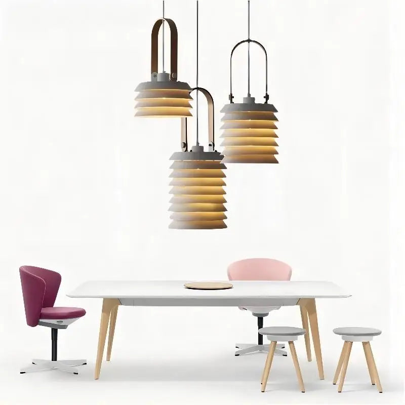 Minimalist nordic chandelier for elegant interiors - vue 3 sur 9