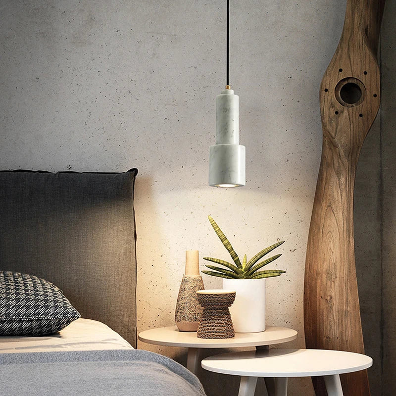 lampe de poche créative en forme de marbre pour décoration nordique led