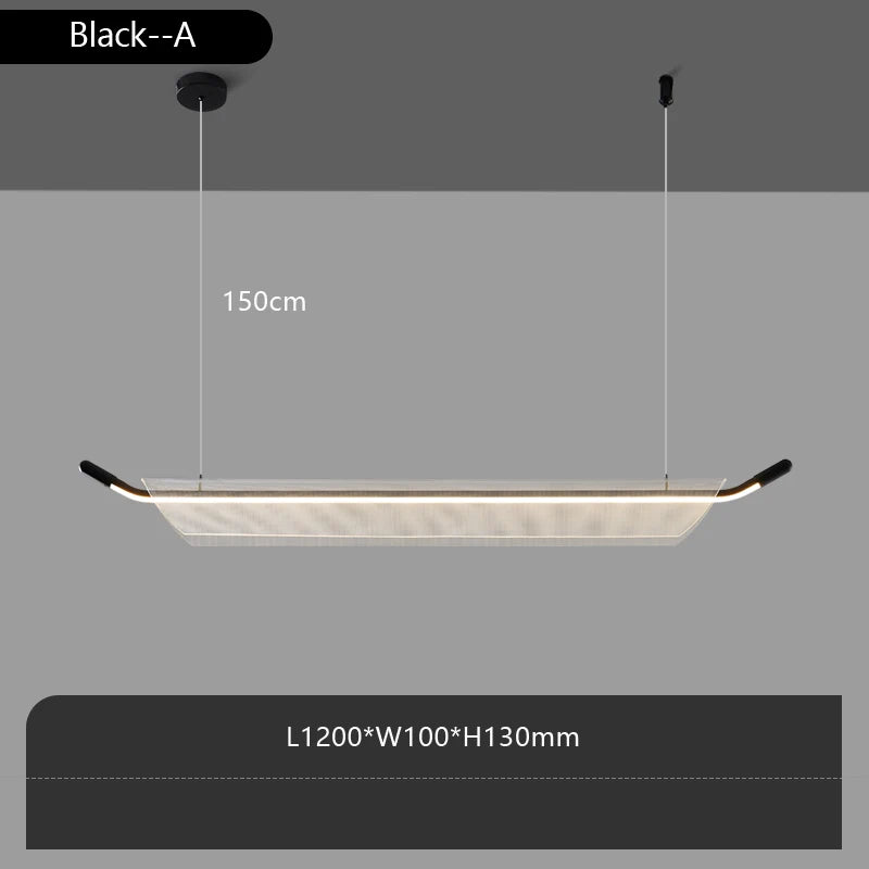 Minimalist designer pendant light for modern restaurant or bar - vue 16 sur 18