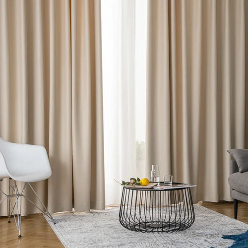 Rideau occultant moderne long pour chambre salon fenêtre