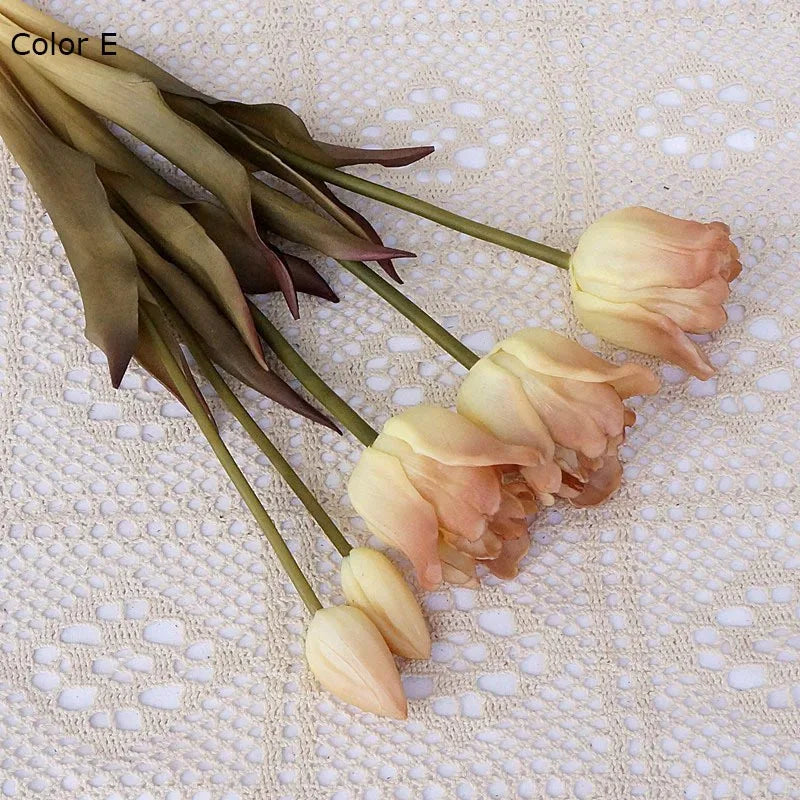 grandes tulipes baroques en silicone décoration de luxe pour événements - vue 14 sur 15