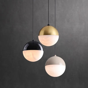 Modern decorative marble pendant light