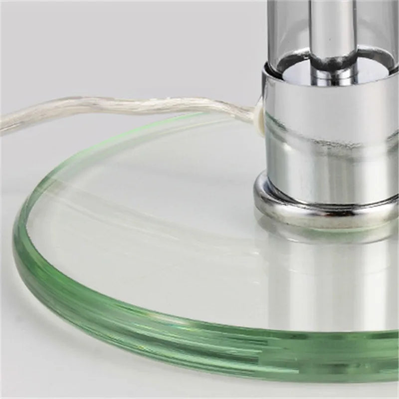 lampe à poser design simple en verre pour lecture et études - vue 6 sur 8