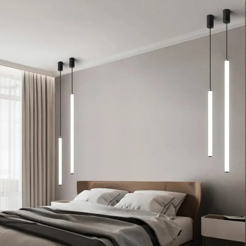 lustre moderne à led pour espaces de grande hauteur - vue 6 sur 14