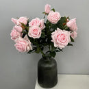 Realistic artificial flowers for party and event decoration