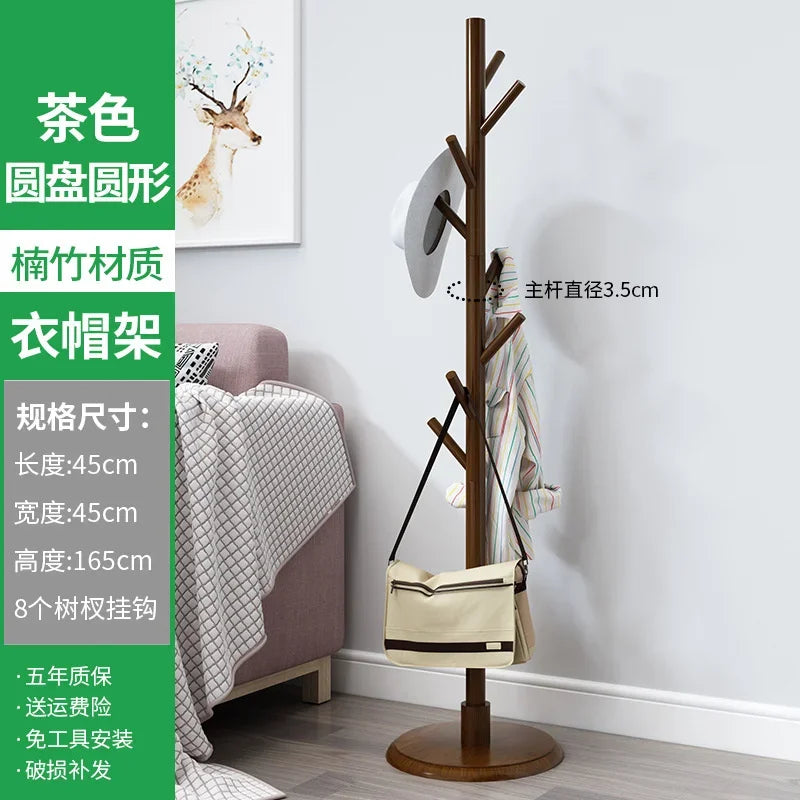 porte-manteau en bois massif design moderne et pratique - vue 10 sur 20