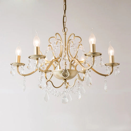 lustre moderne en cristal avec éclairage led élégant pour votre intérieur - vue 2 sur 10