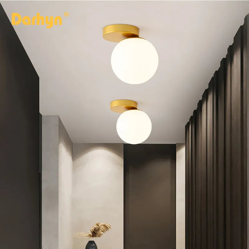 Plafonnier LED design nordique passerelle - vue 5 sur 10