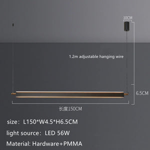 Modern LED pendant light for elegant interior decoration